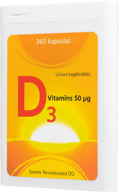 D3_360_latvia_soome D vitamīns 50μg